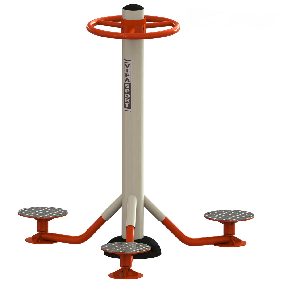 Thiết bị tập xoay eo ba vifa-731323 rất được ưa chuộng ở những nơi công cộng như công viên, khu vui chơi, khu chung cư