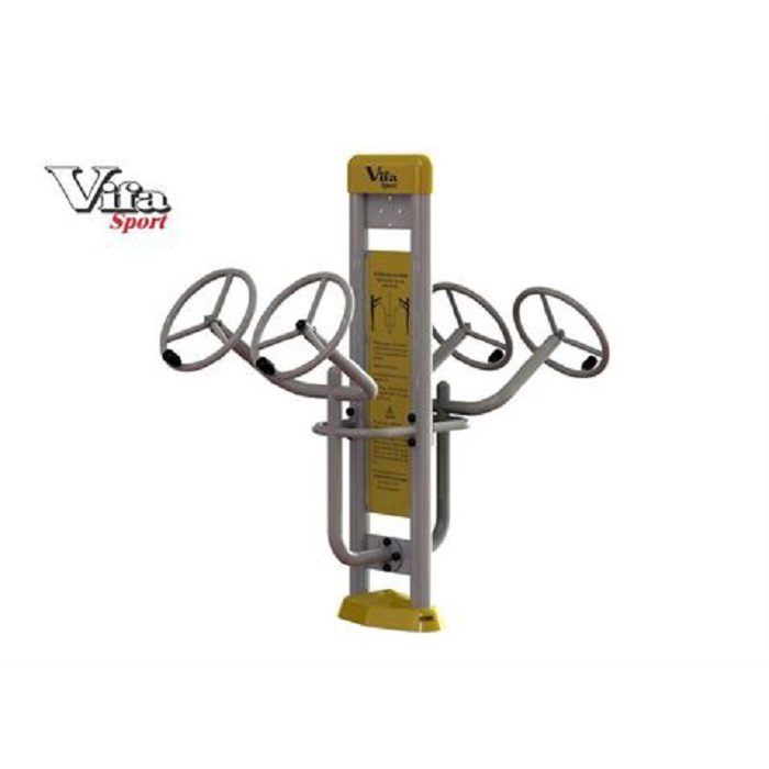 Hình ảnh về thiết bị thể thao công viên cao cấp trụ đôi - Tay vai đôi Vifa 712142