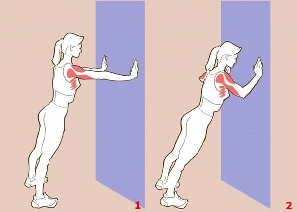 Bài tập chống đẩy dọc theo tường