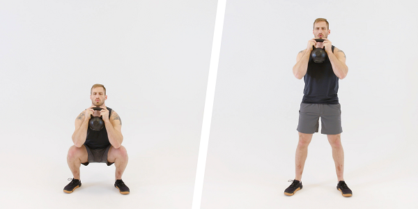 Bài tập với tạ tay Dumbbell Goblet Squat