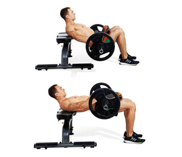 Bài tập đẩy tạ đơn trên hông