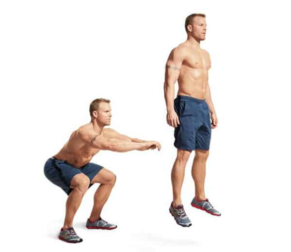 Bài tập Squat nhảy