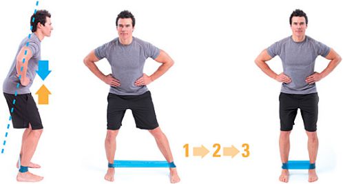 Tập chân mông tại nhà với bài tập Lateeral mini-band walk