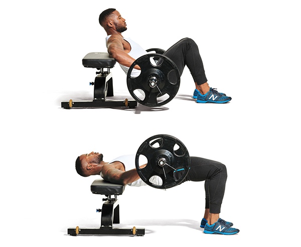 Bài tập Barbell Hip Thrust (bài tập đẩy hông cùng với tạ đơn)
