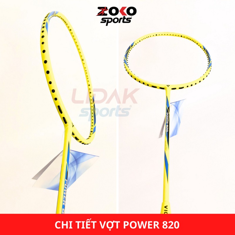 Chi tiết vợt cầu lông Vicleo Power 820 chính hãng giá rẻ mức 9kg 10kg 11kg