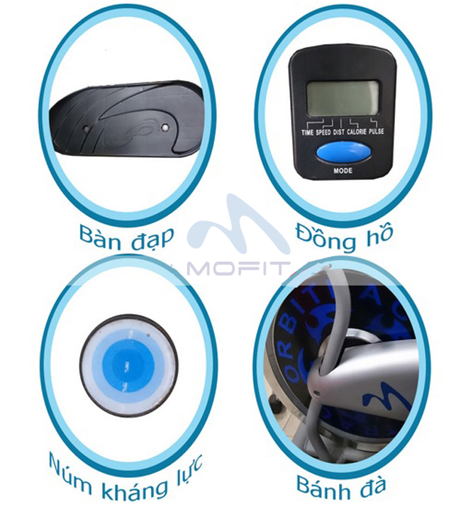 Chi tiết kỹ thuật của xe đạp thể dục MO 2082