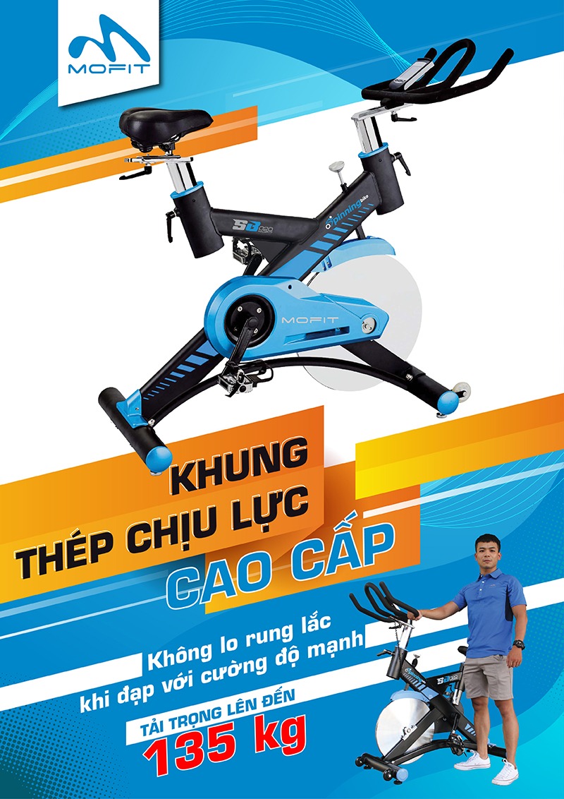 Xe đạp tập địa hình cao cấp MOFIT SPINNING BIKE 020 giá tốt nhất