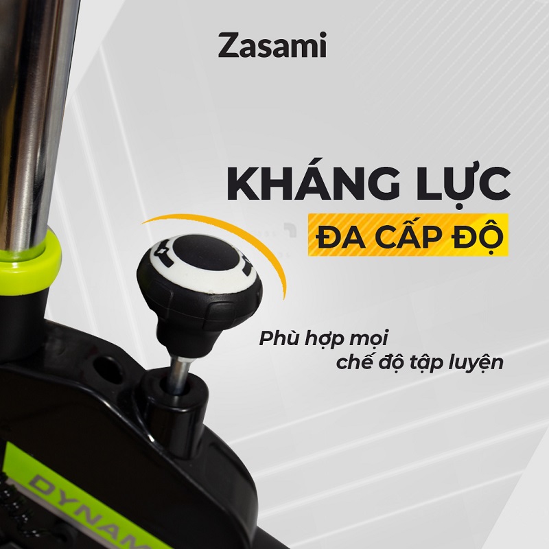 Thiết kế kháng lực đa cấp độ an toàn dành cho xe đạp tập thể dục KZ-6417 