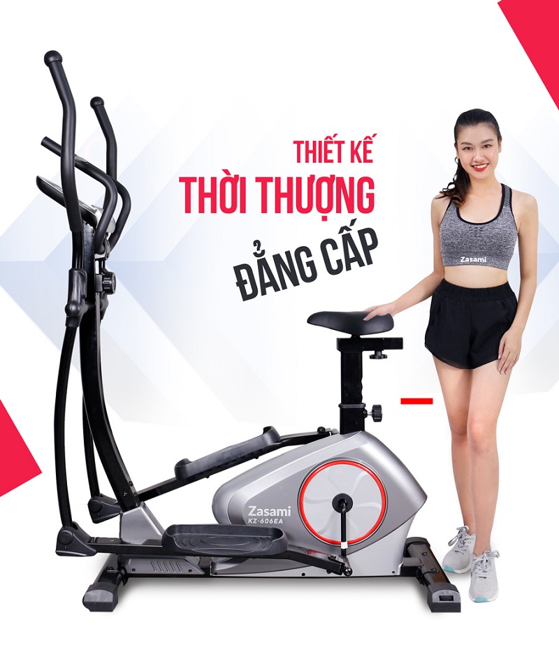 Thiết kế xe đạp tập thể dục Zasami KZ606EA thời thượng đẳng cấp