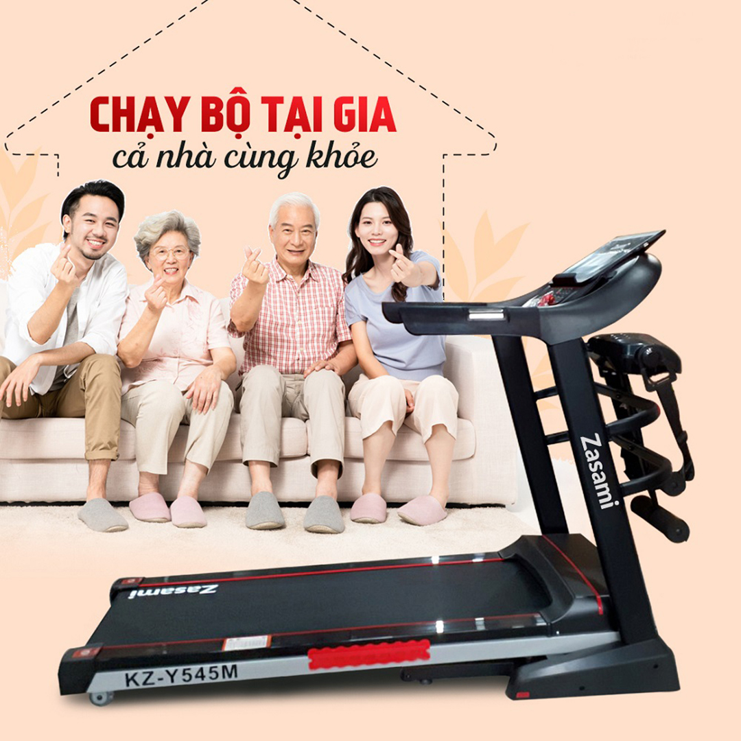 Máy chạy bộ đa năng Zasami KZ-Y545M trao tặng sức khỏe gia đình bạn