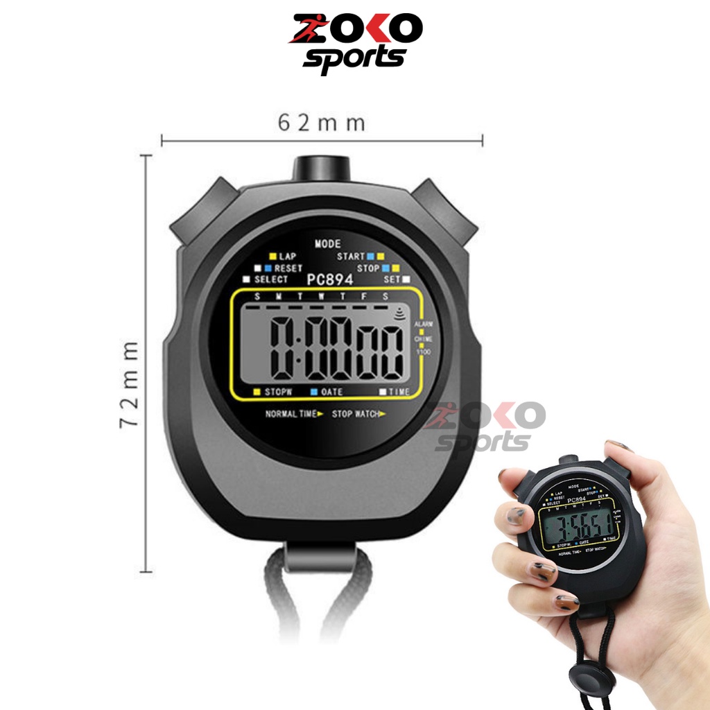 Hình ảnh chi tiết về đồng hồ bấm giây pc894