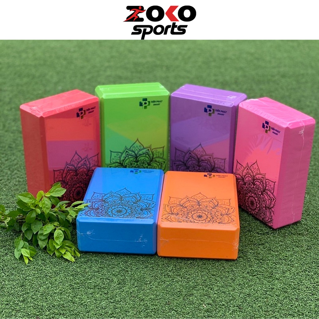 GẠCH TẬP YOGA CAO CẤP EVA BÔNG SEN