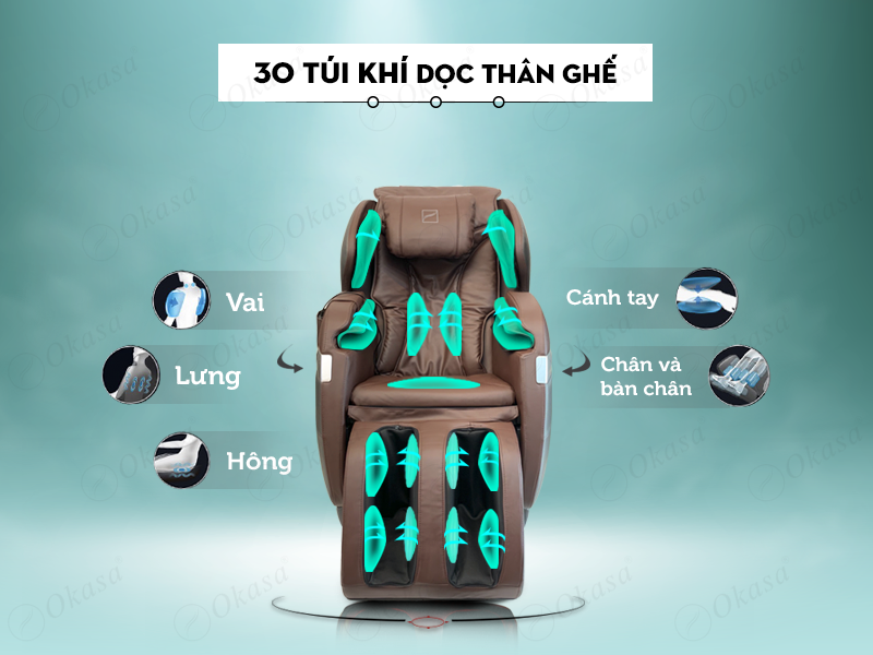 GHẾ MASSAGE OKASA OS-268 PLUS