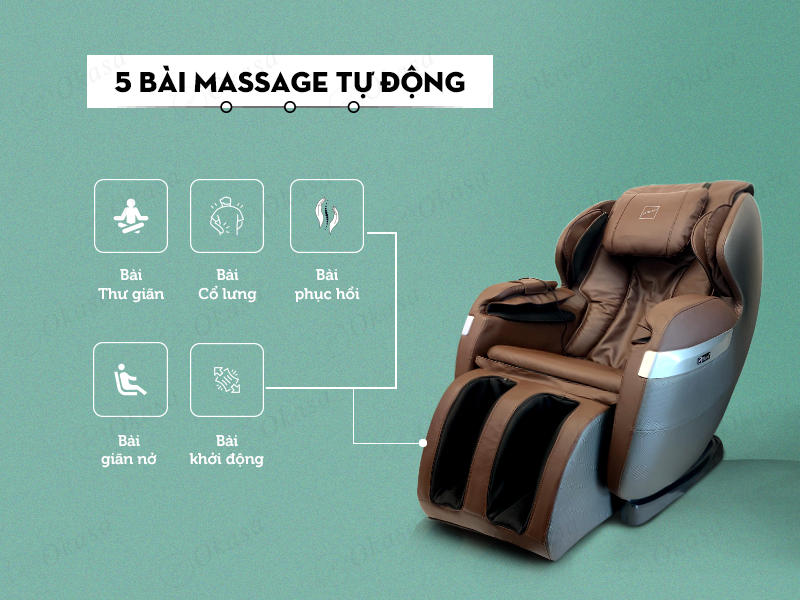 GHẾ MASSAGE OKASA OS-268 PLUS