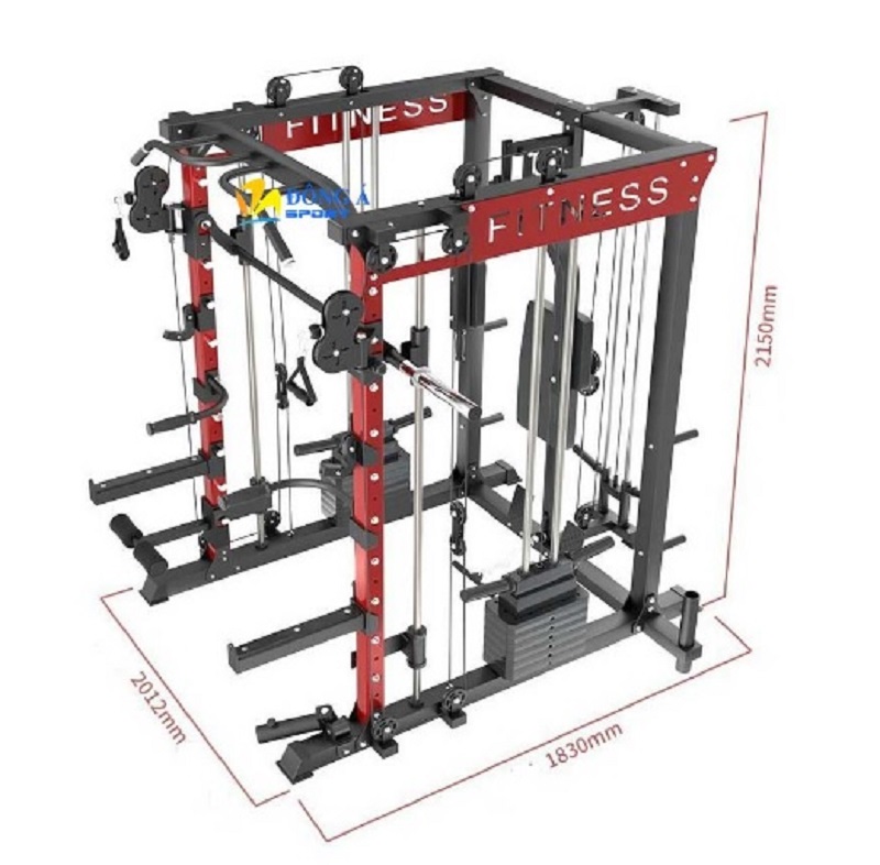 GIÀN TẠ ĐA NĂNG CAO CẤP FITNESS 168S