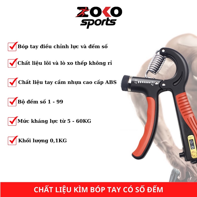 KÌM BÓP TAY CÓ SỐ ĐẾM