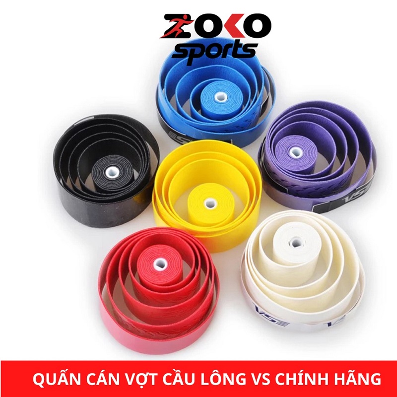 QUẤN CÁN VỢT CẦU LÔNG VS CHÍNH HÃNG