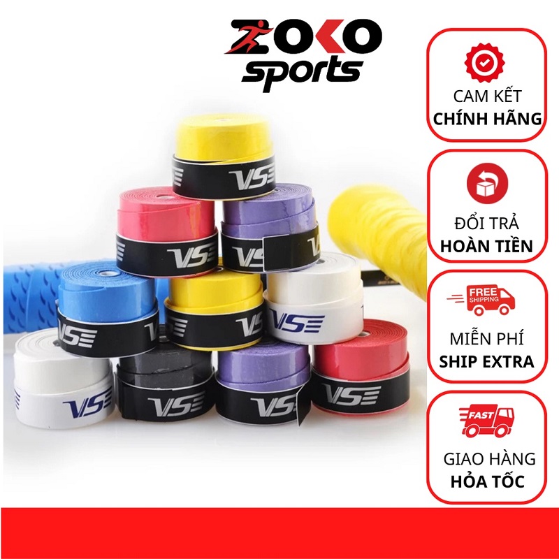 QUẤN CÁN VỢT CẦU LÔNG VS CHÍNH HÃNG