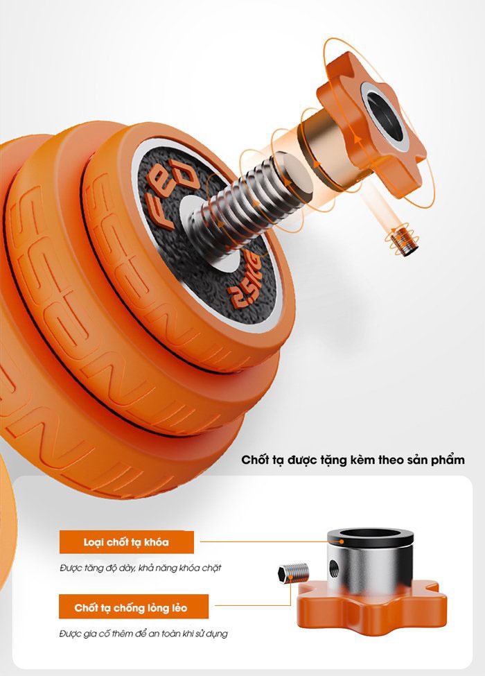 Bộ tạ tay đa năng FED loại 30Kg