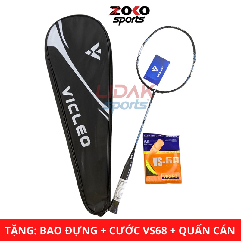 VỢT CẦU LÔNG VICLEO POWER 830 CHÍNH HÃNG MỨC 10KG 11KG 12KG KHUNG CARBON NHẸ