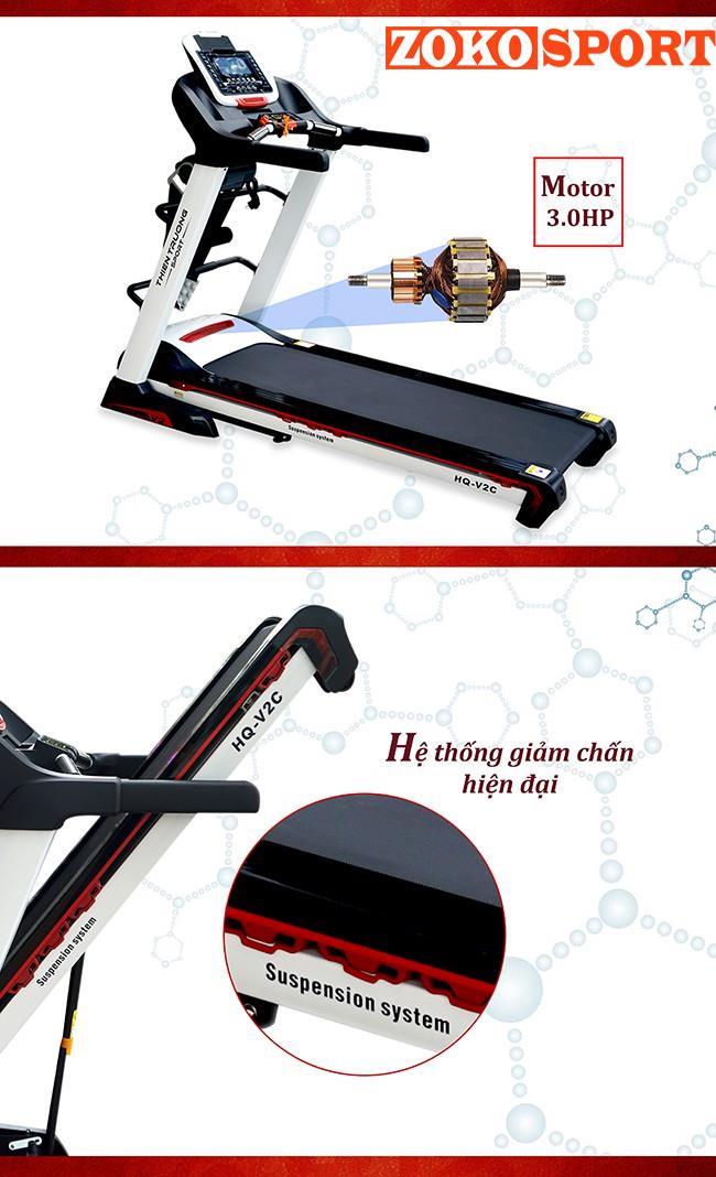 MÁY CHẠY BỘ ĐIỆN ĐA NĂNG HQ-V2C