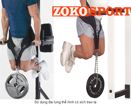 ĐAI LƯNG THỂ HÌNH CÓ XÍCH TREO TẠ