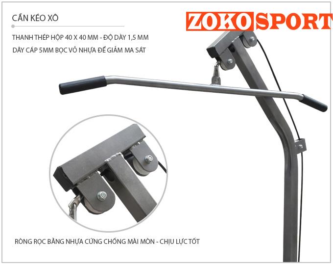 Cần kéo xô của ghế tập tạ đa năng Thanh Xuân chắc chắn