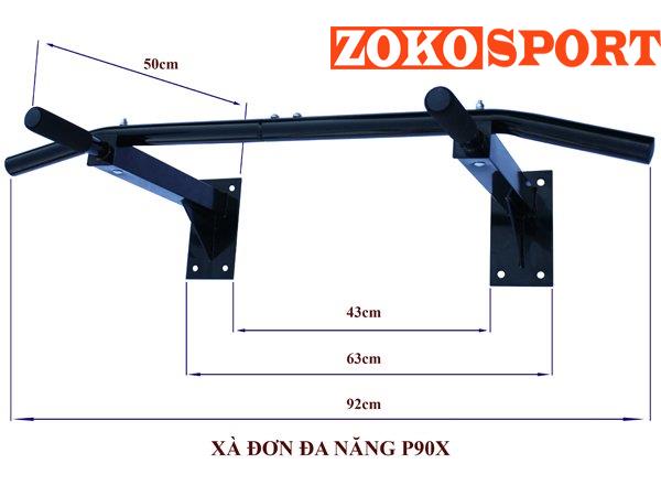 XÀ ĐƠN ĐA NĂNG WALL PULL UP BAR P90X