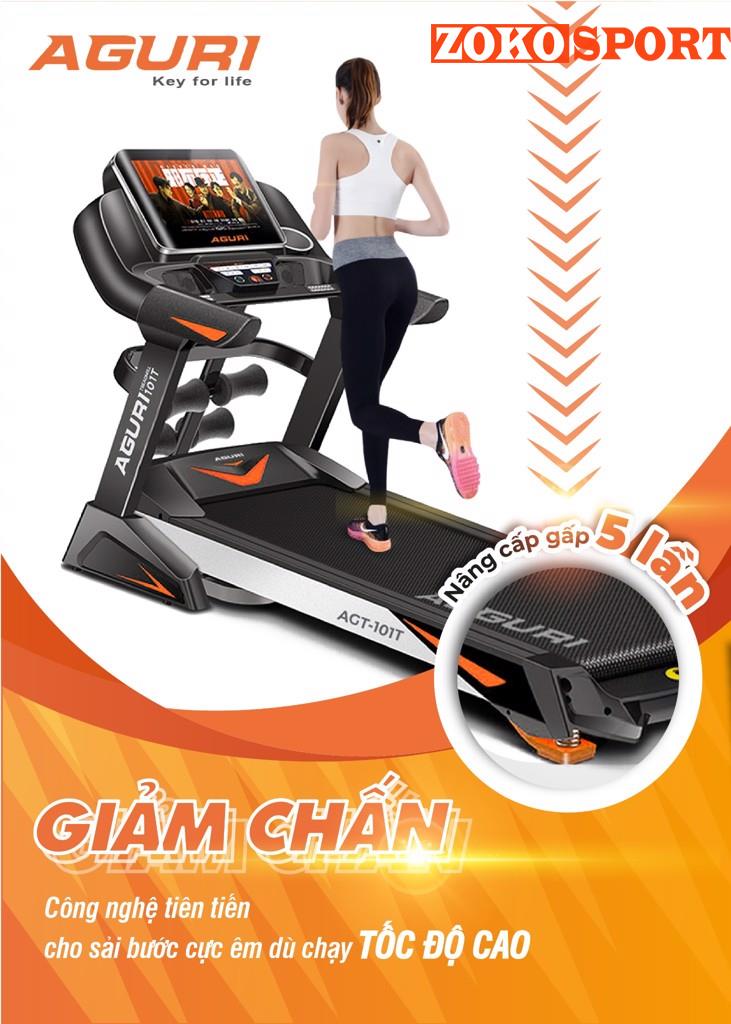 MÁY CHẠY BỘ ĐIỆN GIA ĐÌNH AGURI AGT-101T