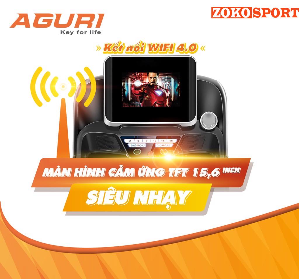 MÁY CHẠY BỘ ĐIỆN GIA ĐÌNH AGURI AGT-101T