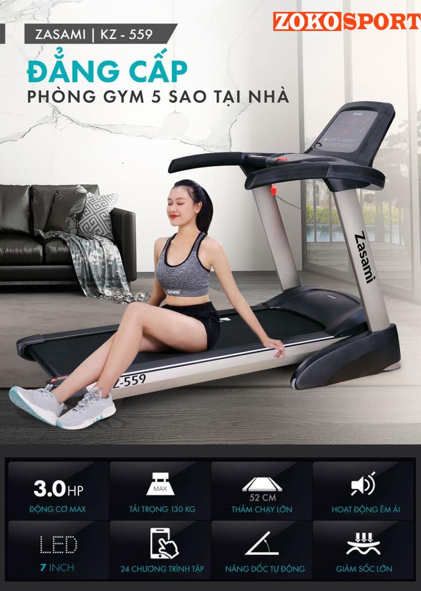 MÁY CHẠY BỘ ĐIỆN ZASAMI KZ559