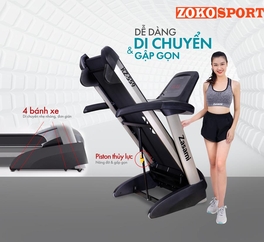 MÁY CHẠY BỘ ĐIỆN ZASAMI KZ559