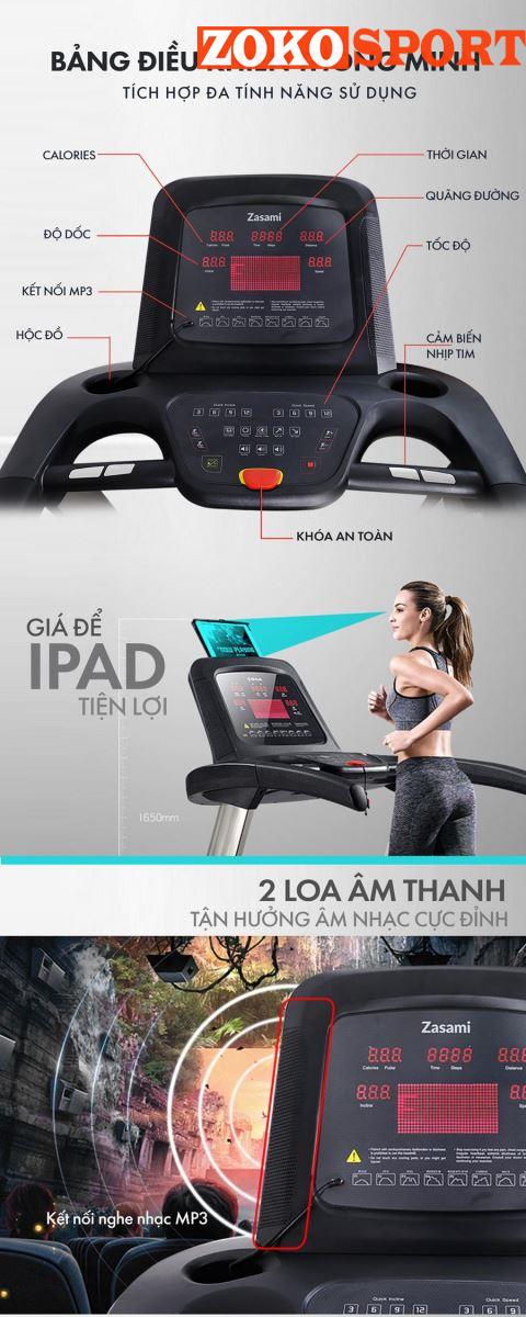 MÁY CHẠY BỘ ĐIỆN ZASAMI KZ559