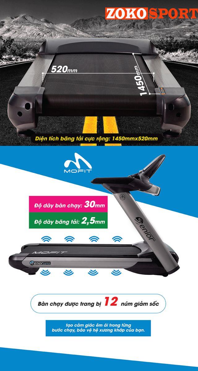 MÁY CHẠY ĐIỆN CAO CẤP MOFIT SENIOR 6910