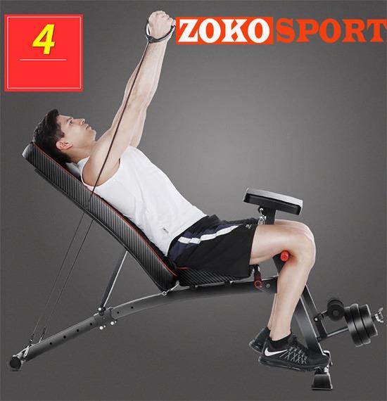 Tập với dây đàn hồi ghế tập Gym KK-021D