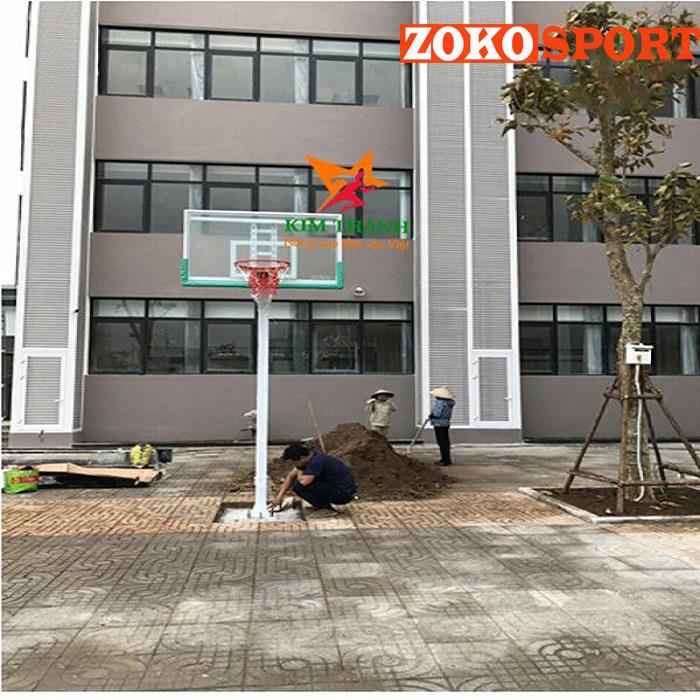 TRỤ BÓNG RỔ CỐ ĐỊNH KIM THÀNH KT-506