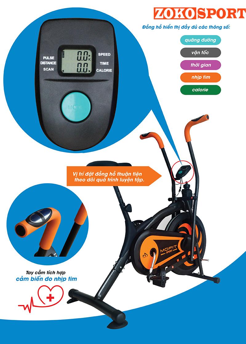 XE ĐẠP TẬP THỂ DỤC MOFIT MO 2060