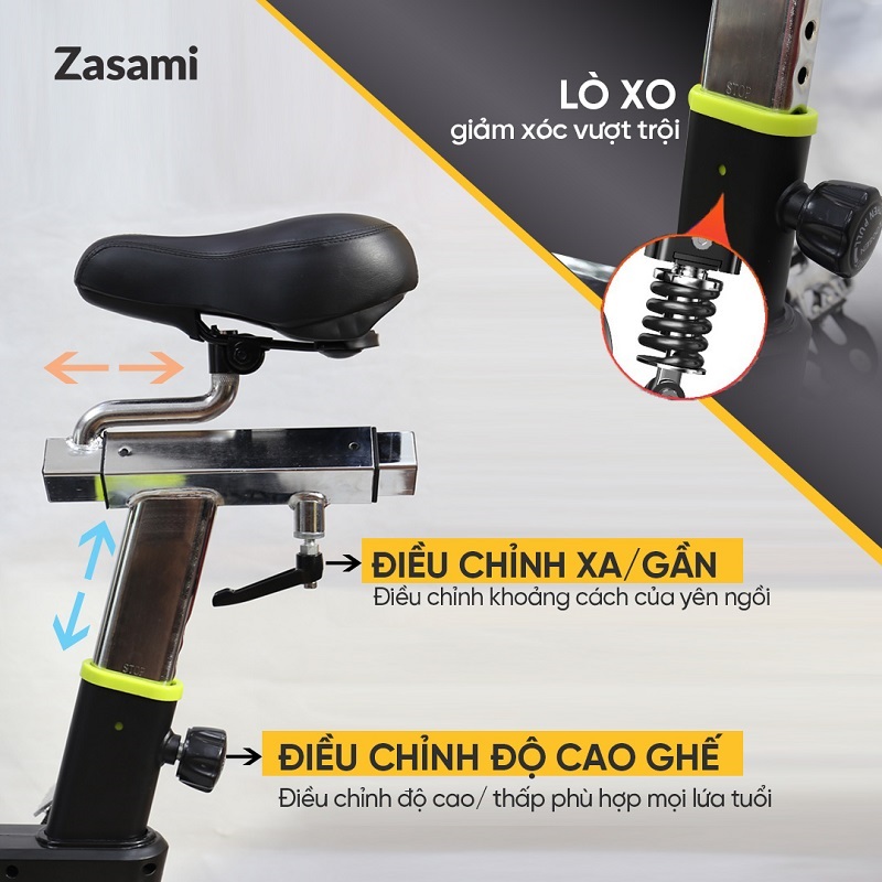 XE ĐẠP TẬP THỂ DỤC ZASAMI KZ-6417