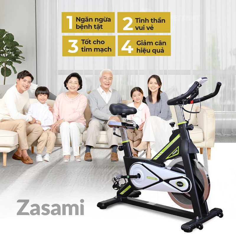 XE ĐẠP TẬP THỂ DỤC ZASAMI KZ-6417