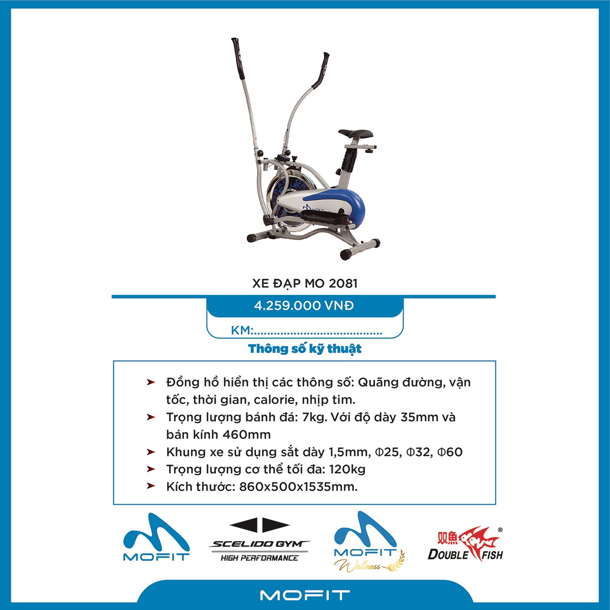 MÁY CHẠY BỘ ĐIỆN CAO CẤP MOFIT PRO910