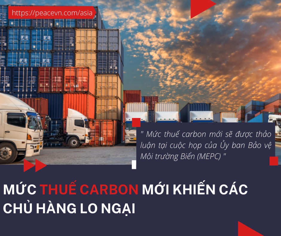 Mức Thuế Carbon Khiến Các Chủ Hàng Lo Ngại