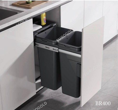 THÙNG RÁC GẮN CÁNH GIẢM CHẤN BR400