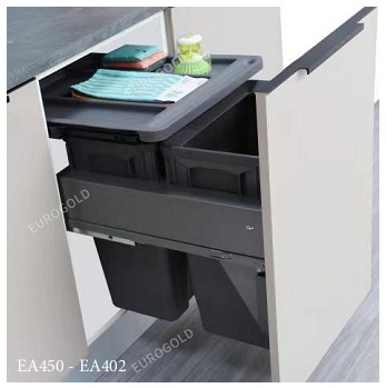THÙNG RÁC ÂM TỦ GIẢM CHẤN CAO CẤP  EA450, EA402