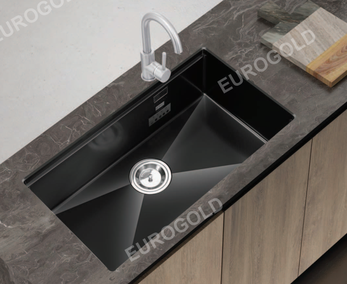 CHẬU RỬA BÁT CHỐNG XƯỚC EUC18045GD MÀU ĐEN