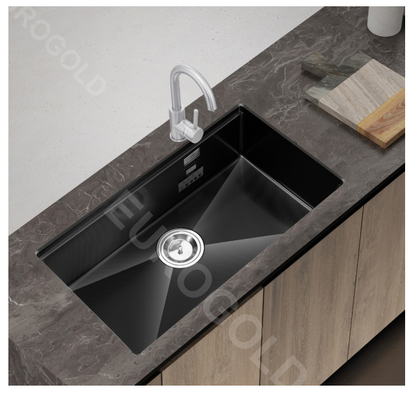 CHẬU RỬA BÁT CHỐNG XƯỚC EUC18045LD MÀU ĐEN
