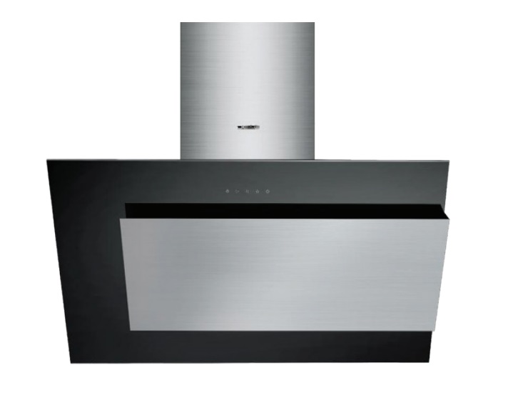 Hút mùi kính vát mặt kính đen EUH0990VM- eurogold