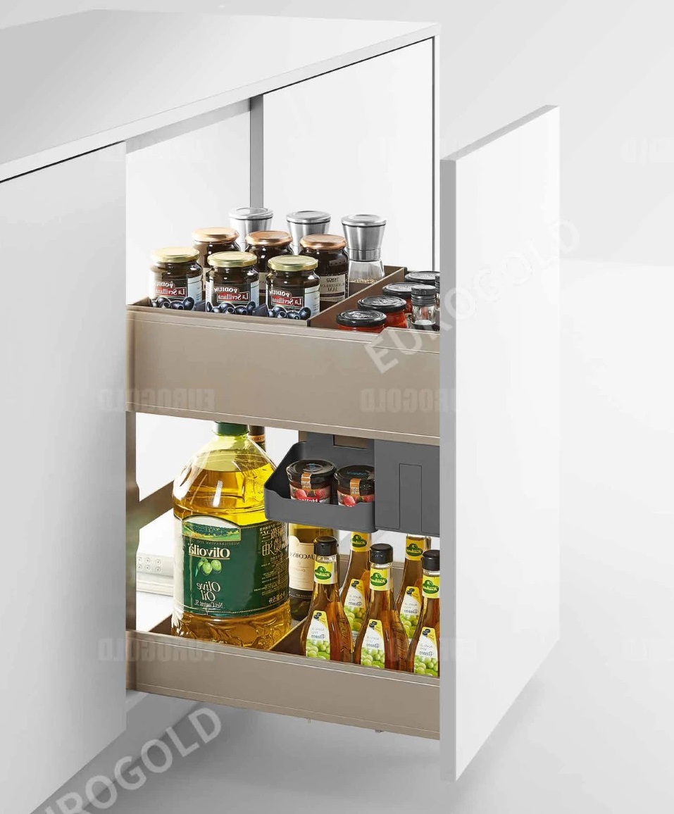 GIÁ GIA VỊ CHAI LỌ NHÔM ANODE CAO CẤP MÀU CHAMPANE