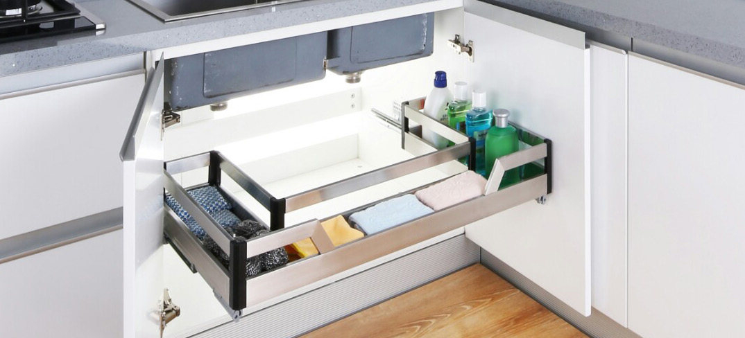 KỆ ĐỂ ĐỒ ĐA NĂNG DƯỚI CHẬU RỬA