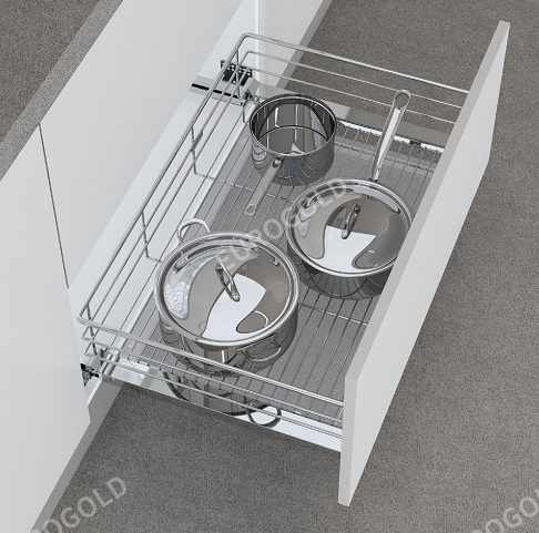 GIÁ XOONG NỒI INOX 304 NAN ÂM TỦ - GẮN CÁNH  EG304_EGT