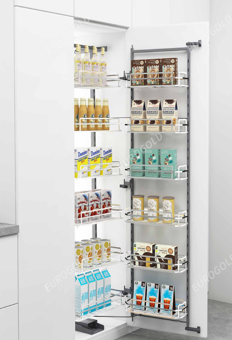 TỦ KHO INOX NAN DẸT 6 TẦNG CÁNH MỞ
